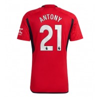 Fotbalové Dres Manchester United Antony #21 Domácí 2023-24 Krátký Rukáv